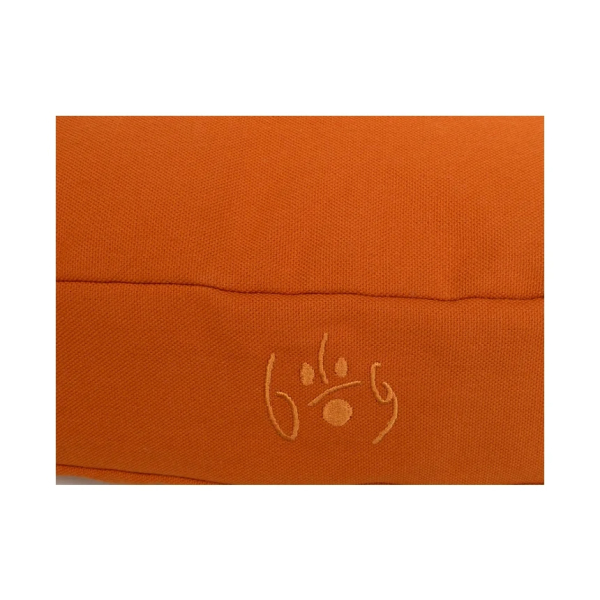 Bio Hundebett - ökologisches Hundebett - randlos - orange - div. Größen