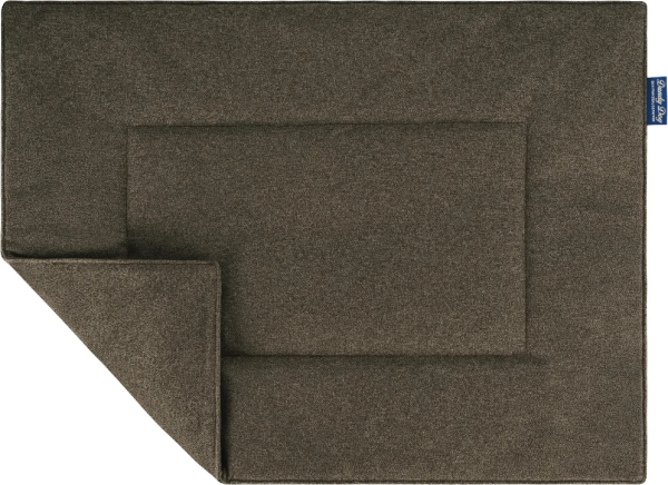 DandyDog Hundedecke Filz - Dunkeltaupe - Hochwertiger Möbelbezugstoff - div. Größen