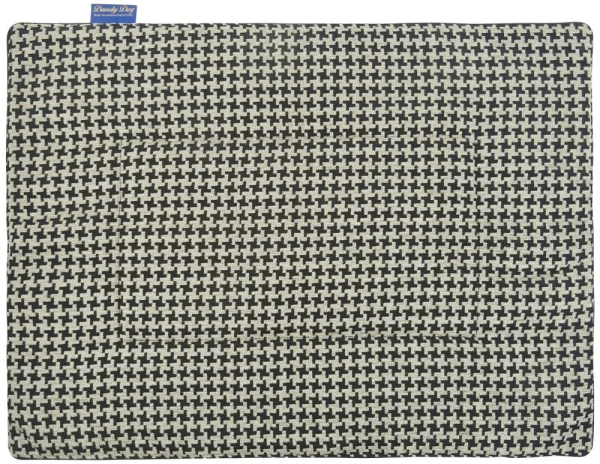 DandyDog Hundedecke Premium - Houndstooth Beige - Hochwertiger Möbelbezugstoff - div. Größen