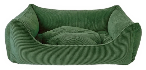 DandyDog Hundebett Cordsamt - Relax - green - Möbelbezugstoff - waschbar - div. Größen