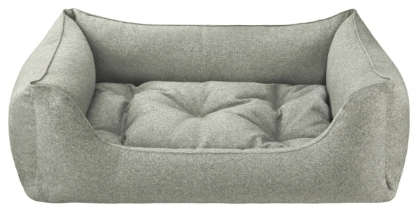 DandyDog Hundebett Filz - Hellgrau - Möbelbezugstoff - waschbar - div. Größen