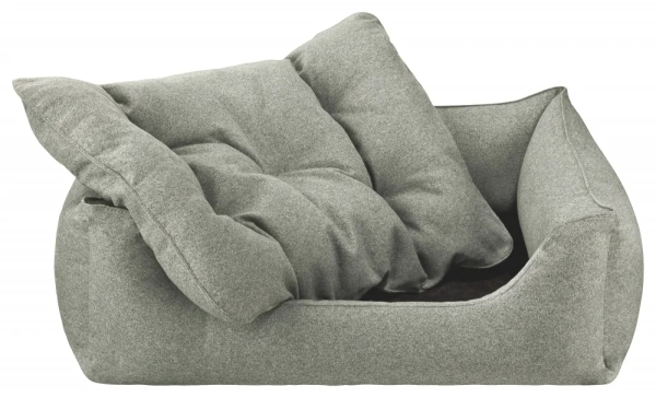 DandyDog Hundebett Filz - Hellgrau - Möbelbezugstoff - waschbar - div. Größen