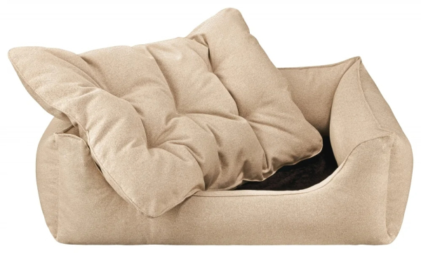 DandyDog Hundebett Filz - Hellbeige - Möbelbezugstoff - waschbar - div. Größen