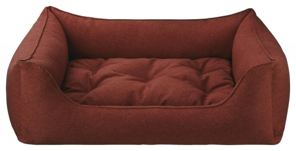 DandyDog Hundebett Filz - Dunkelrot - Möbelbezugstoff - waschbar - div. Größen