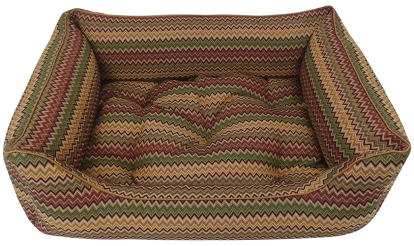 DandyDog Premium Hundebett Zik Zak 3 - Gobelin Bezug - waschbar - div. Größen