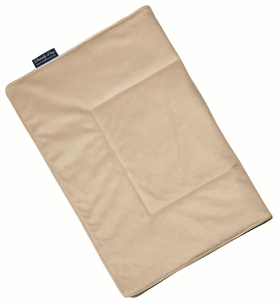 DandyDog Hundedecke Samt - Magic Velvet Sand - Hochwertiger Möbelbezugstoff - div. Größen
