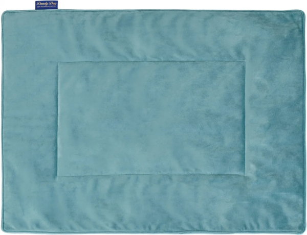 DandyDog Hundedecke Samt - Magic Velvet Petrol - Hochwertiger Möbelbezugstoff - div. Größen