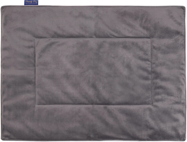DandyDog Hundedecke Samt - Magic Velvet Grey - Hochwertiger Möbelbezugstoff - div. Größen