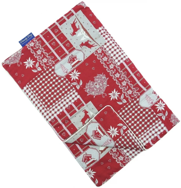 DandyDog Hundedecke Kitzbühel Rot - Hochwertiger Möbelbezugstoff - div. Größen