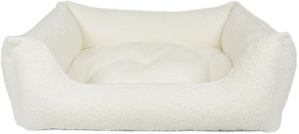 DandyDog Hundebett Teddy - Balance Soft Cream - Hochwertiger Möbelbezugstoff - div. Größen