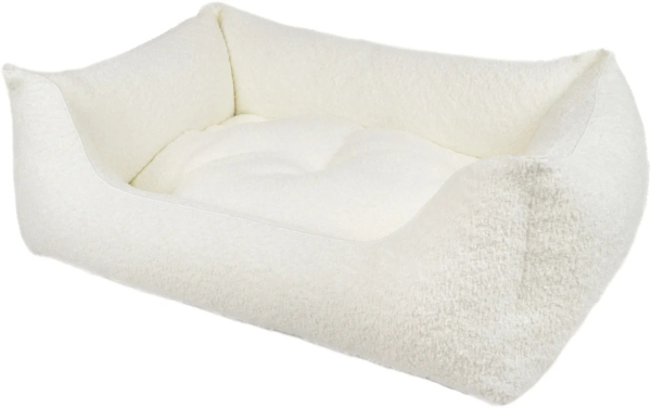 DandyDog Hundebett Teddy - Balance Soft Cream - Hochwertiger Möbelbezugstoff - div. Größen