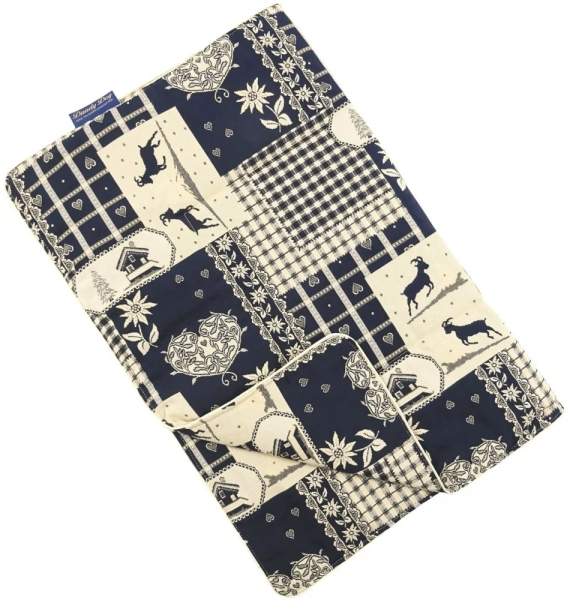DandyDog Hundedecke Kitzbühel Blau - Hochwertiger Möbelbezugstoff - div. Größen