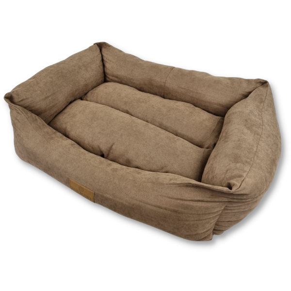 Wasserdichtes Hundebett - dicke Innenpolsterung - sandfarben - div. Größen