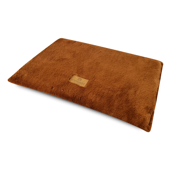 Hundedecke - Hundematte - Fleece - doppelseitig - braun - div. Größen