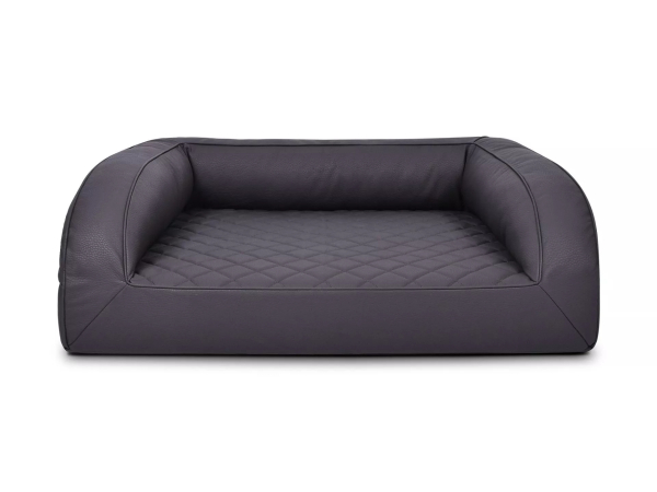 Mypado Flo Kunstleder-Premium gesteppt Hundebett