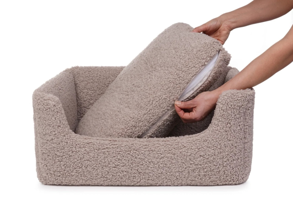Mypado Shara Woolly Hundebett - Schaffell-Optik