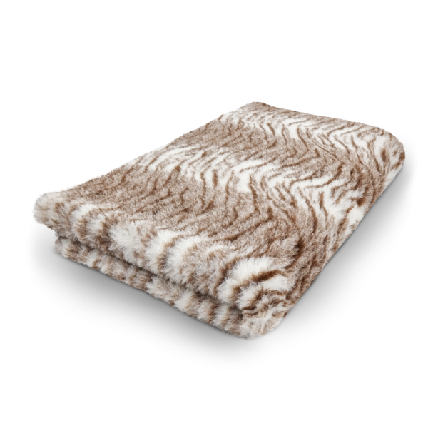 Vet-Bed - 3farbig - Hundedecke - Anti-Rutsch - div. Größen - tiger-braun