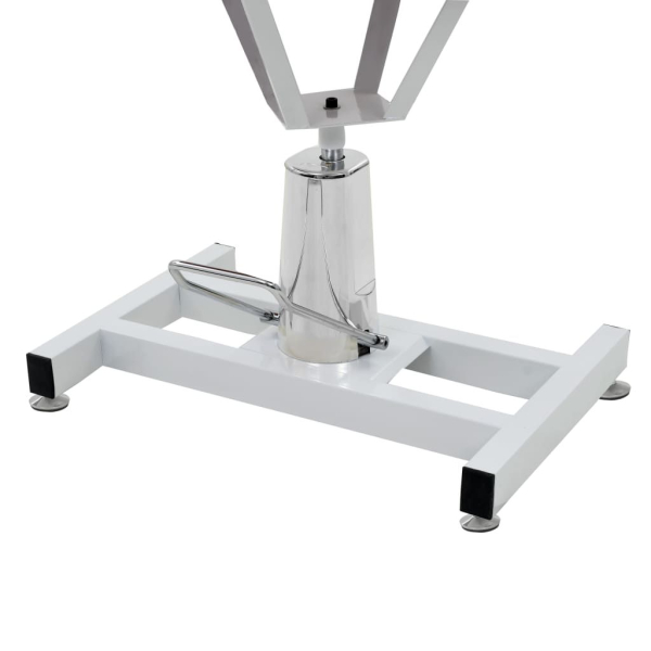 Hydraulischer Trimmtisch - Anti-Rutsch - doppelter Trimmarm -  91x61 cm - schwarz-weiß