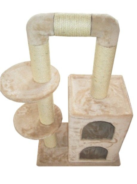 Kratzbaum - 54x34x92 cm - Farbe beige