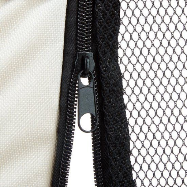 Faltbarer Welpenauslauf - Nylon - 8-eckig - 125x64 cm - schwarz