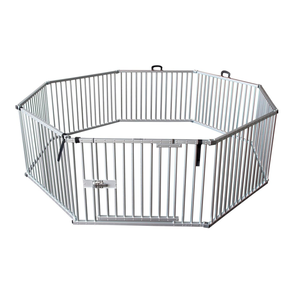Faltbarer Welpenauslauf - Aluminium - 8teilig  - div. Größen