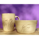 DogFilous Geschenkset My Doggy & Me Set klein - Lavendel - Westerwald-Ton