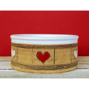 DogFilous Hundenapf - d=18 cm - Keramik - Vintage-Look - spülmaschinenfest
