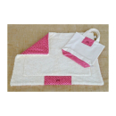 DogFilous Bio Hundedecke - Baumwollplüsch - pink -  div. Größen