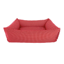 Wasserabweisendes Bio Hundebett - nachhaltiges Hundebett Box - pink - div. Größen