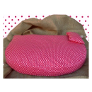 Wasserabweisendes Bio Hundebett - ökologisches Hundebett - randlos - pink - div. Größen