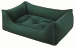 DandyDog Hundebett Filz - Dunkelgrün - Möbelbezugstoff - waschbar - div. Größen