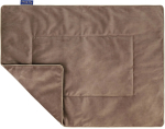 DandyDog Hundedecke Samt - Magic Velvet Taupe - Hochwertiger Möbelbezugstoff - div. Größen