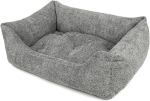DandyDog Hundebett Teddy - Balance Soft Grey - Hochwertiger Möbelbezugstoff - div. Größen