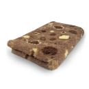 Vet-Bed - 3farbig - Hundedecke - Anti-Rutsch - div. Größen - zirkel-braun-beige