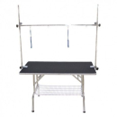 Trimmtisch - Anti-Rutsch - doppelter Trimmarm - 106x61x76 cm - schwarz