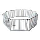 Faltbarer Welpenlaufstall - Aluminium - 8teilig  - div. Größen